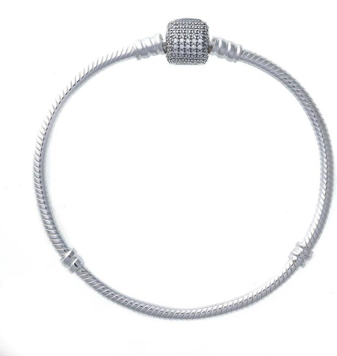 Image du produit Pandora Bracelet avec fermoir à bille (19 cm, Argent)