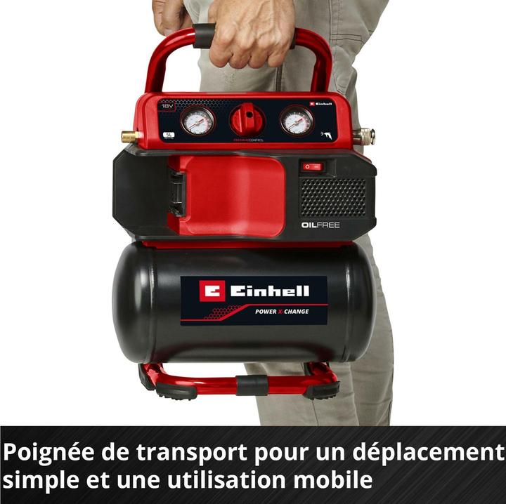 Produktbild Einhell Akku-Kompressor TE-AC 18/75 Li Set EX CH (5 l, 8 Bar)