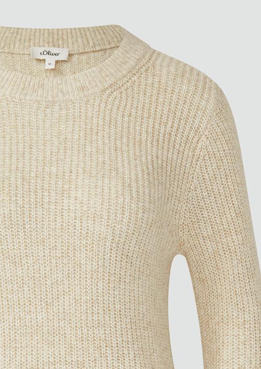 Produktbild s.Oliver Strickpullover Strickpullover aus Wollmix (48)
