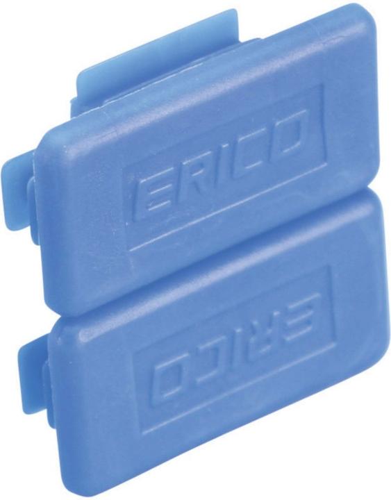 Actual product image Caddy ERI ADK421 End caps PVC blue for profile 41x41mm