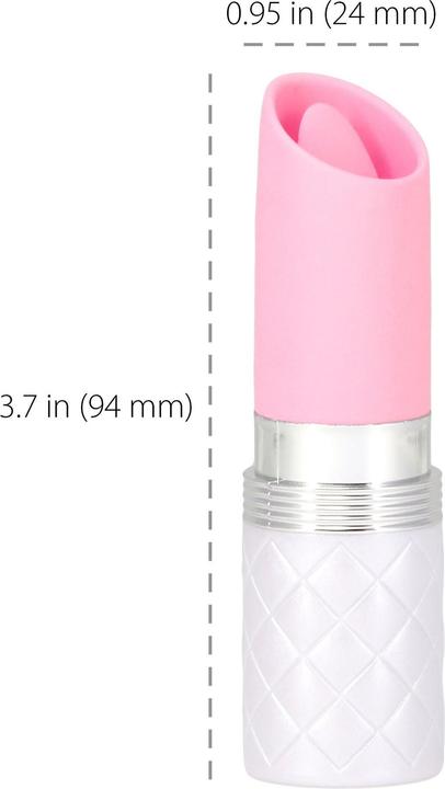 Actual product image Pillow Talk Lusty Luxurious Flickering Massager Pink