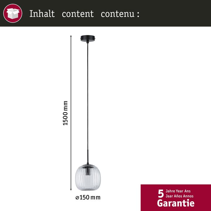 Actual product image Paulmann Ruya pendant light (E14, E27)