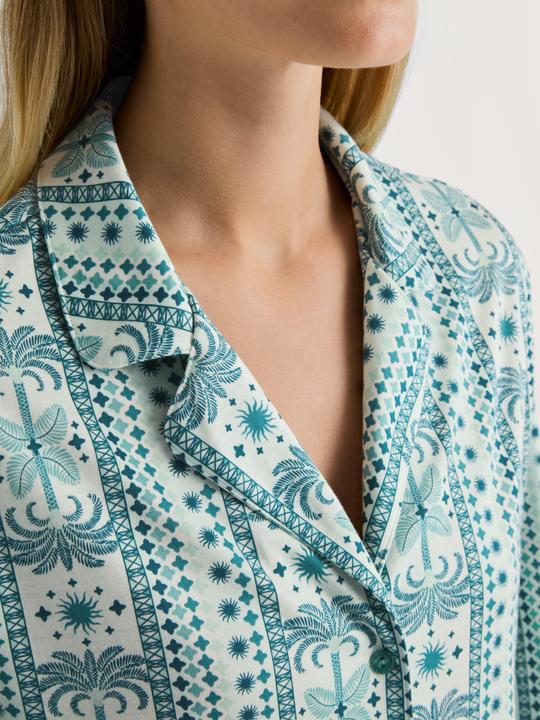 Produktbild Calida Spring Flower Dreams Pyjama, durchgeknöpft (M)