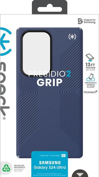 Immagine prodotto speck Presidio2 Grip - Samsung Galaxy S24 Ultra Hülle (Küstenblau / Staubgrau) (Samsung Galaxy S24 Ultra)