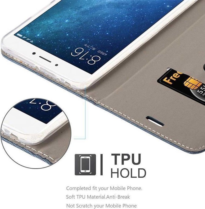 Image du produit Cadorabo Couverture look jeans Book (Mi Max 2)