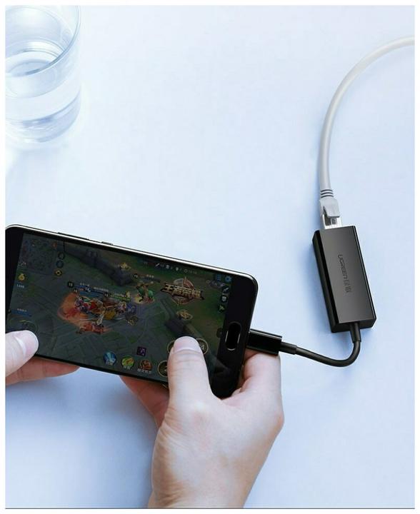 Actual product image Ugreen USB-C to Ethernet Adapter (Ethernet / Lan, 6.20 cm)
