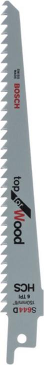 Image du produit Bosch Professional Zubehör Lame de scie sabre S 644 D, Top for Wood, paquet de 5