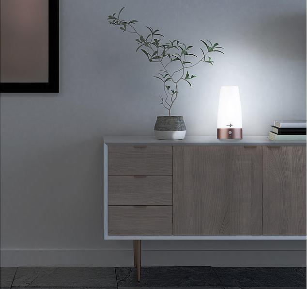Produktbild Lunartec LED-Akku-Tischlampe
