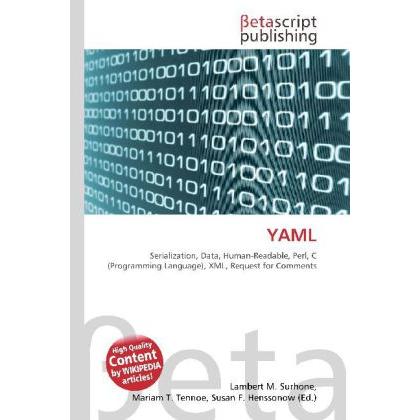 Yaml, Fachbücher von Lambert M. Surhone, Miriam T. Timpledon, Susan F. Marseken