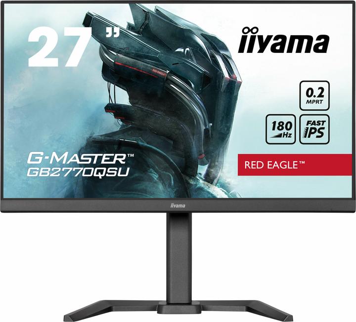 Produktbild iiyama 27IN G-MASTER RED EAGLE FAST IPS 2560X1440 180HZ AND 0.2MS MP (2560 x 1440 Pixel, 27")