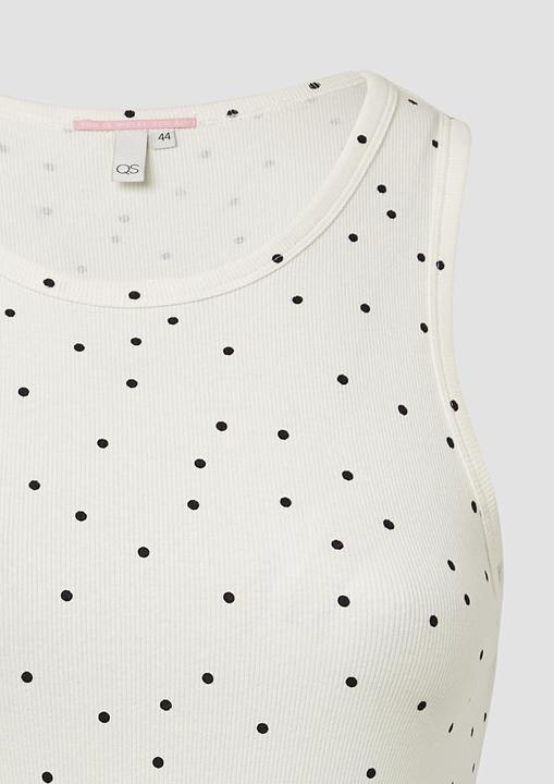 Produktbild S.Oliver T-Shirt Geripptes Tanktop mit All-over-Print (54)