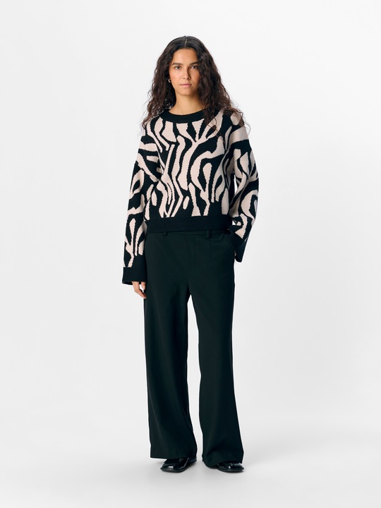 Actual product image Object Gemusterter Strickpullover (L)