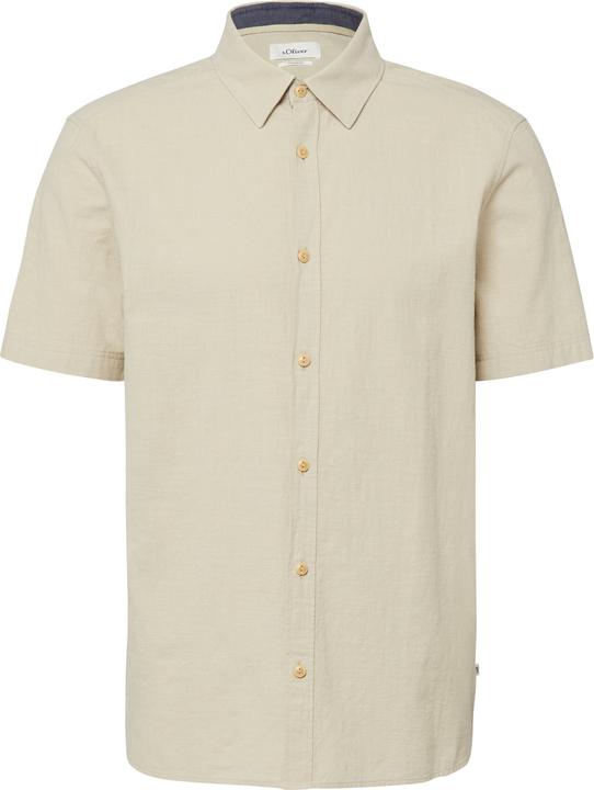 Immagine prodotto s.Oliver Regular Fit: Strukturiertes Kurzarmhemd aus Baumwolle (S)