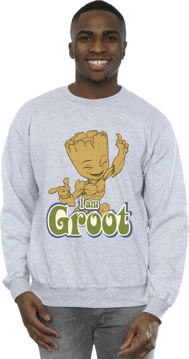Actual product image Guardians of the Galaxy Mens Groot Dancing Sweatshirt (XL)