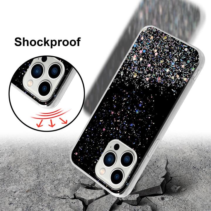 Actual product image Cadorabo TPU cover sparkling glitter (Apple iPhone 13 Pro Max)
