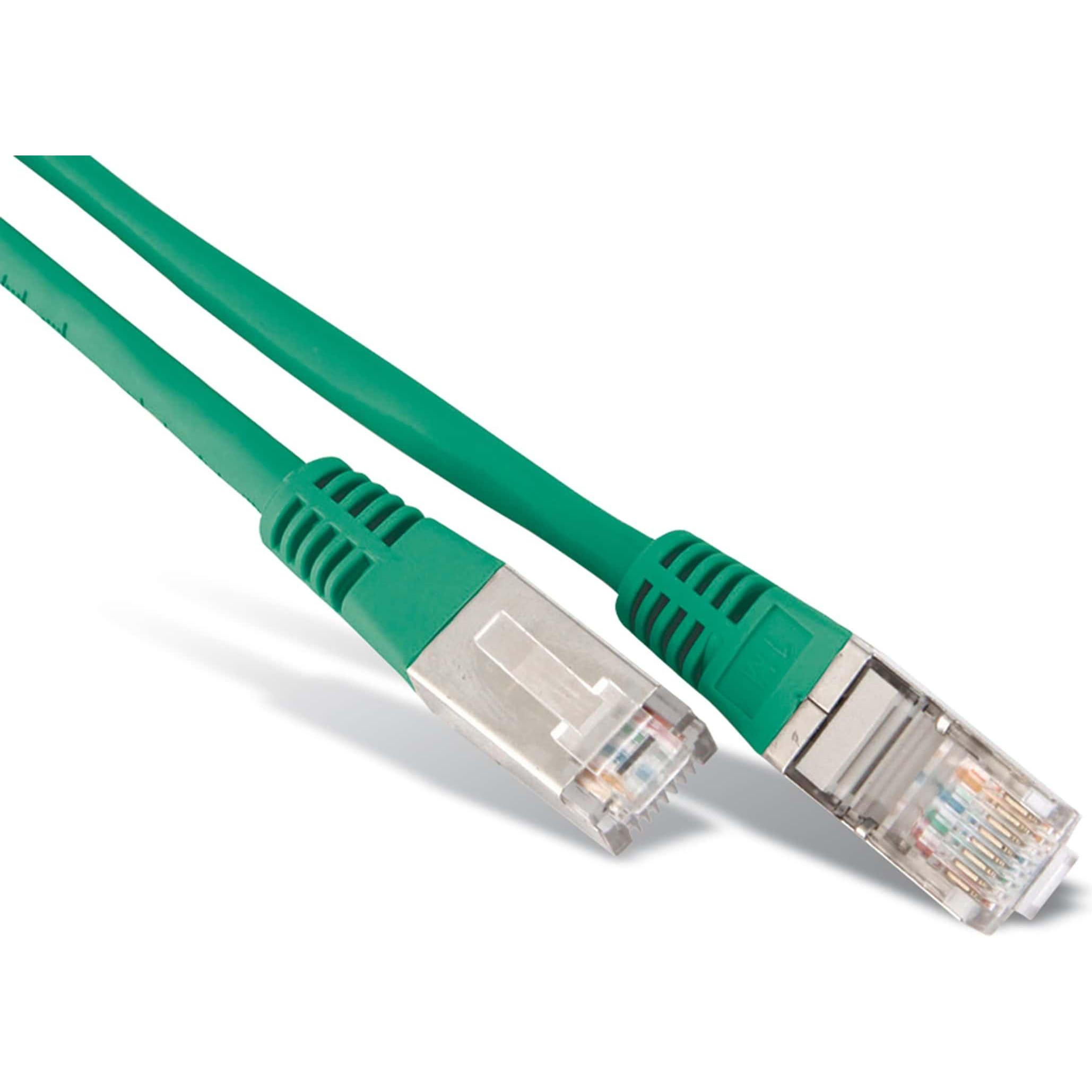 Shiverpeaks Cat 6 S/FTP 0.25m 0.25m Cat6 S/FTP (S-STP) Grün Netzwerkkabel (S/FTP, CAT6, 0.25 m), Netzwerkkabel