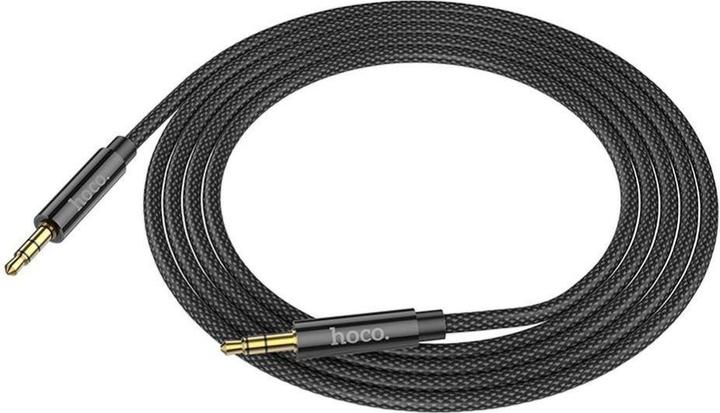 Produktbild Hoco - Audio Cable (UPA19) - Jack 3.5mm to Jack 3.5mm, 2m - Black (2 m, 3.5mm Klinke (AUX))