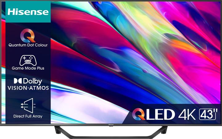 Actual product image Hisense TV 43A7KQ (43", A7K, QLED, UHD, 2023)
