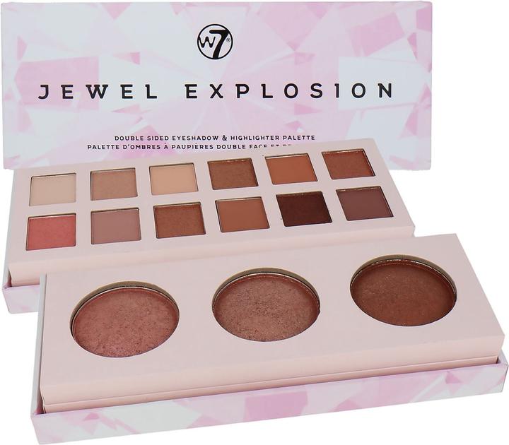 Produktbild W7 Jewel Explosion Doppelseitige Eyeshadow & Highlighter Palette