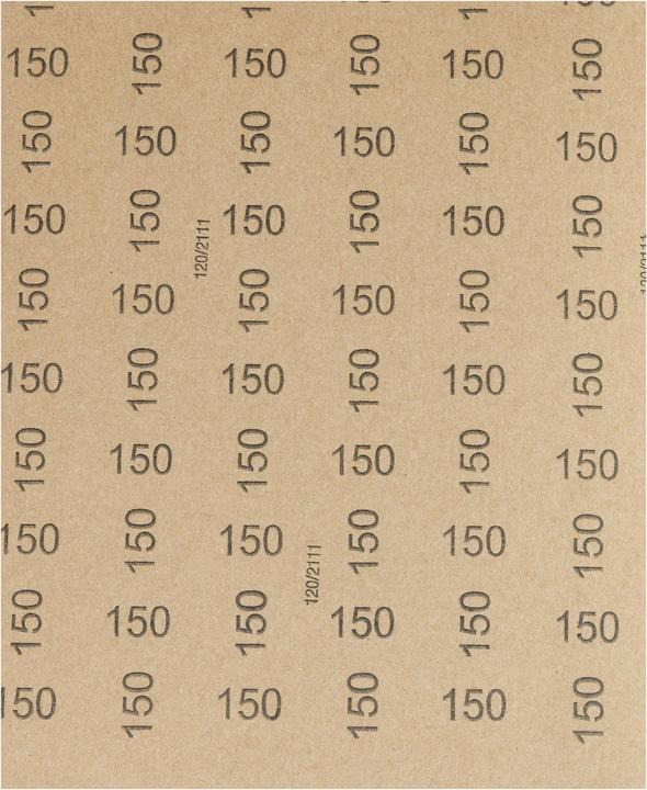 Image du produit FTM Papier abrasif corindon P150, 5 pièces (150)