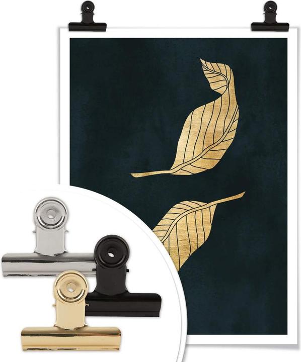 Actual product image Trenddeko Golden leaves (80 x 100 cm)