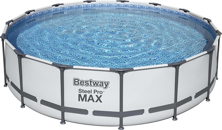 Produktbild Bestway Steel Pro MAX Frame Pool Komplet t-Set 457 x 107 cm (457 x 107 cm)