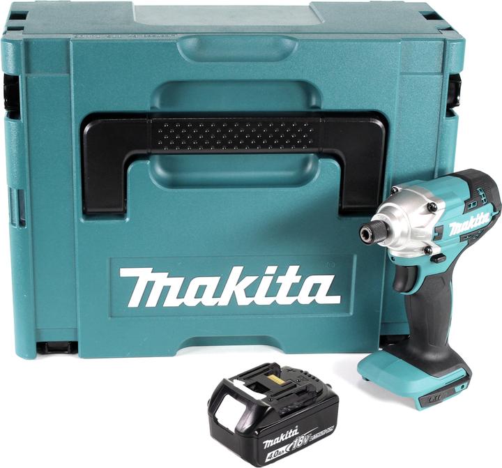 Produktbild Makita DTD 156 M1J Akku Schlagschrauber 18V 155Nm + 1x Akku 4,0Ah + Makpac - ohne Ladegerät