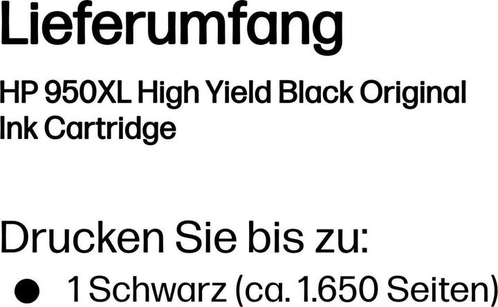 Produktbild HP 950XL (BK)