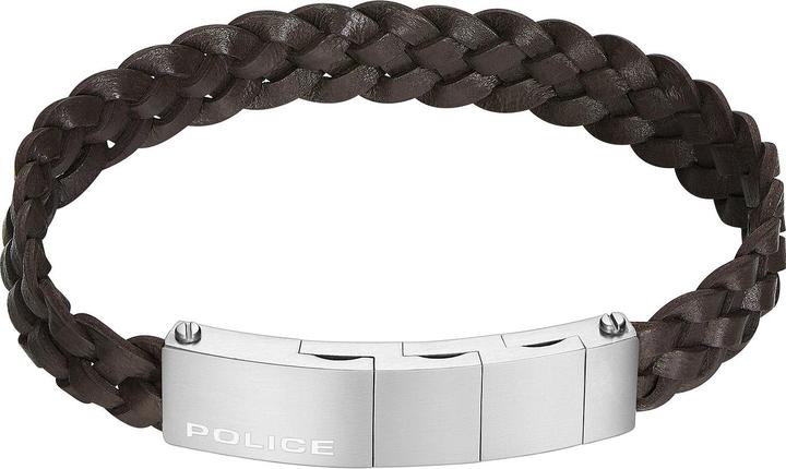 Immagine prodotto Police Bracciale Indy II Marrone (21 cm, Acciaio inossidabile, Cuoio)