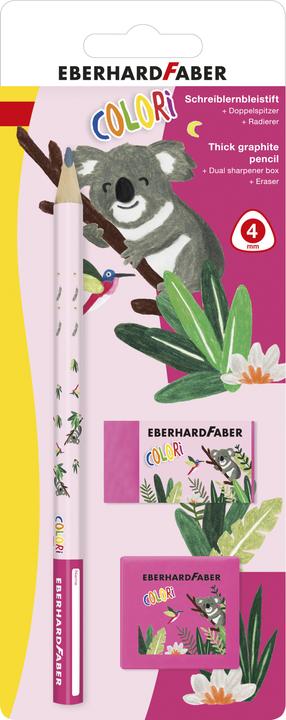 Produktbild EberhardFaber Colori Schulset BK farbig sortiert, blau / pink sortiert (2B, HB)