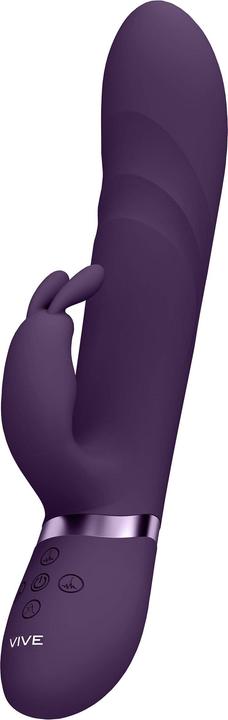Actual product image Shots Vibrating and Rotating Wiggle G-Spot Rabbit - Pink