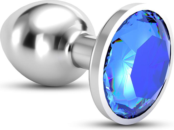 Crushious Bijou - Anal Jewel Plug - Medium - Blue
