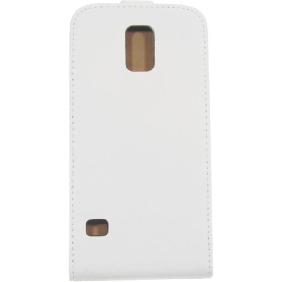 Thumbnail - OEM Slim leather Flip Case S5 Galaxy G900 - White (Samsung Galaxy S5), Smartphone Hülle, Weiss