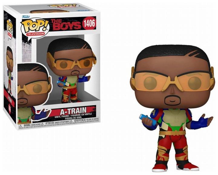 Actual product image Funko The Boys POP! TV Vinyl figurine A-Train (rally) 9 cm