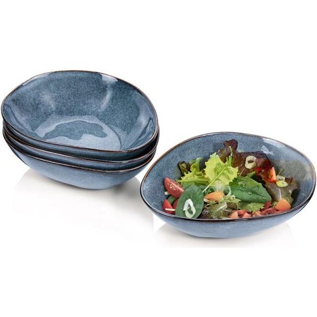 Sänger Geschirr Salatschalen Set Darwin, Schüssel + Schale, Blau