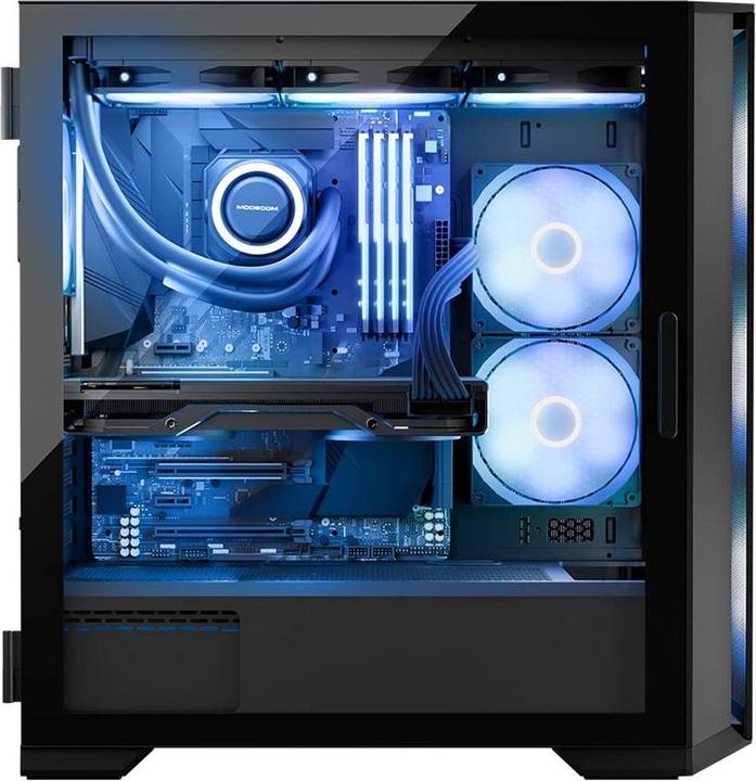 Actual product image Modecom Horizon ARGB czarna (E-ATX, mATX, Mini-ITX)