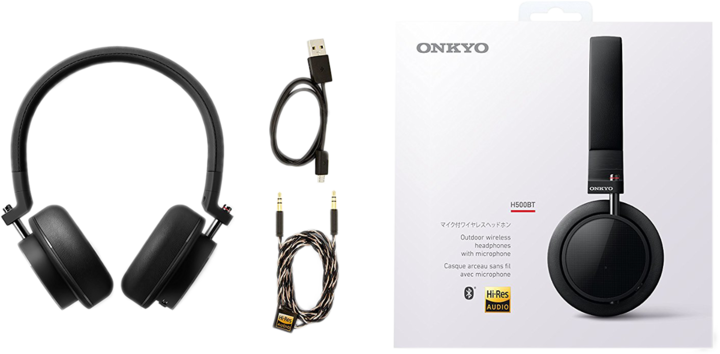 Actual product image Onkyo H500bt (10 h, Wireless)