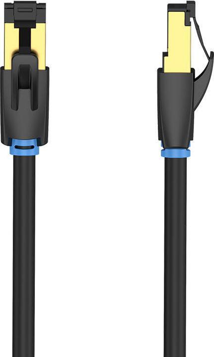 Produktbild Vention Category 8 SFTP Network Cable IKABF 1m Black (S/FTP, CAT8.1, 1 m)