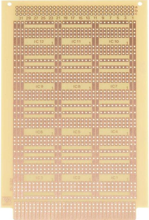 Image du produit Rademacher WR Carte d'expérimentation papier dur (L x l) 160 mm x 100 mm 35 µm WR type 932 1 pc. (Plaque de circuit)
