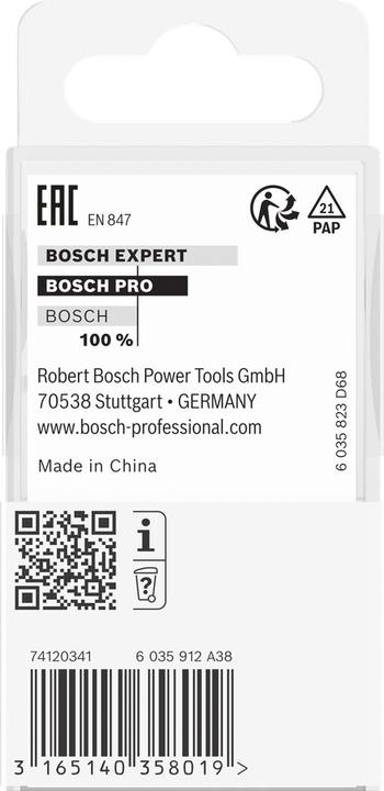Produktbild Bosch Professional Zubehör Abrundfräser, 8 mm, R1 6 mm, L 13,2 mm, G 53 mm