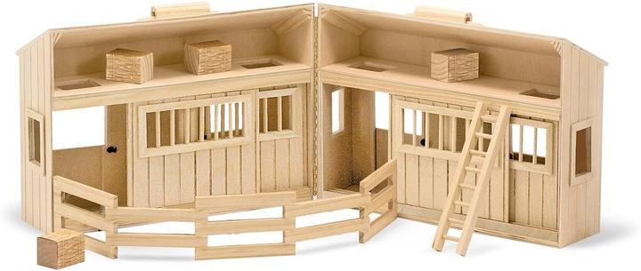 Actual product image Melissa & Doug Mini horse stable