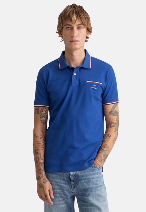 Immagine prodotto GANT Camicia Polo Piqué Rugger con righe a contrasto (M)