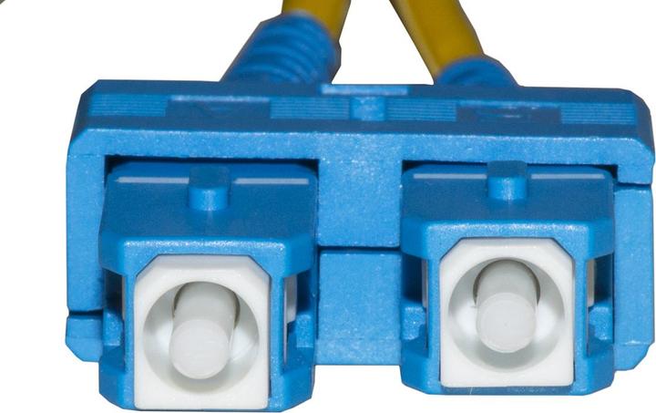 Produktbild Zubehör LKLCSC910 Lichtwellenleiterkabel 10 m 2x LC 2x SC OS2 Gelb (S/FTP, 10 m)