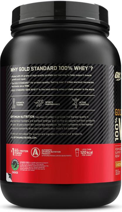 Produktbild Optimum Nutrition 100% Whey Gold Standard (Chocolate, Peanut Butter, 1 Stk., 908 g)