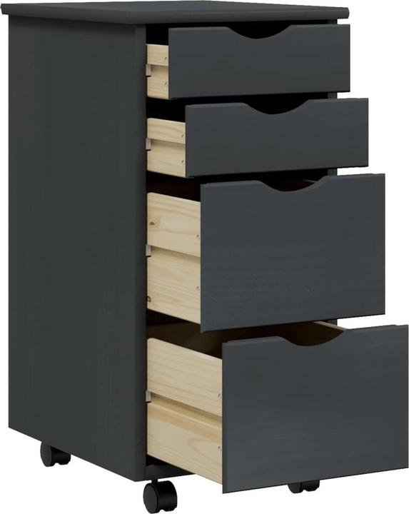 Actual product image vidaXL Rollschrank (34 x 39 x 65.50 cm)
