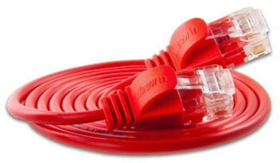 Actual product image Wirewin Slim patch cable: UTP, 10m, red (U/UTP, CAT6, 10 m)