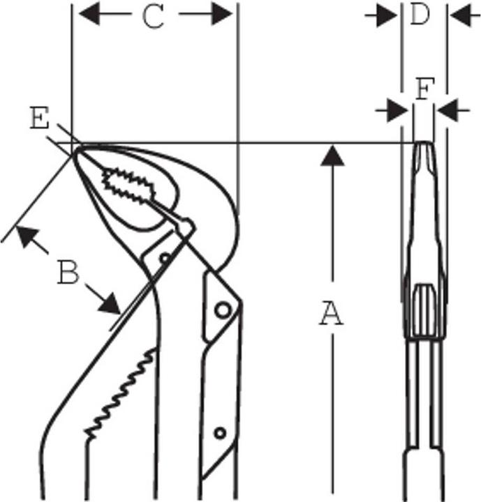 Actual product image Bahco Water pump pliers 315 mm 8225 (315 mm)