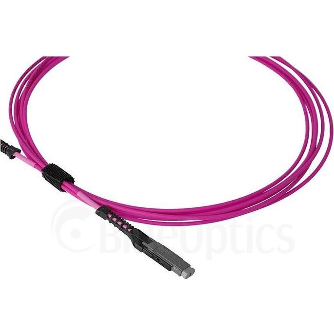 Thumbnail - BlueOptics Duplex LWL Patchkabel MDC-MDC Multimode OM4 2 Meter (CAT8.2, 2 m), Netzwerkkabel