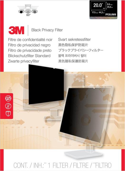 Produktbild 3M PF200W9B (20", 16 : 9)