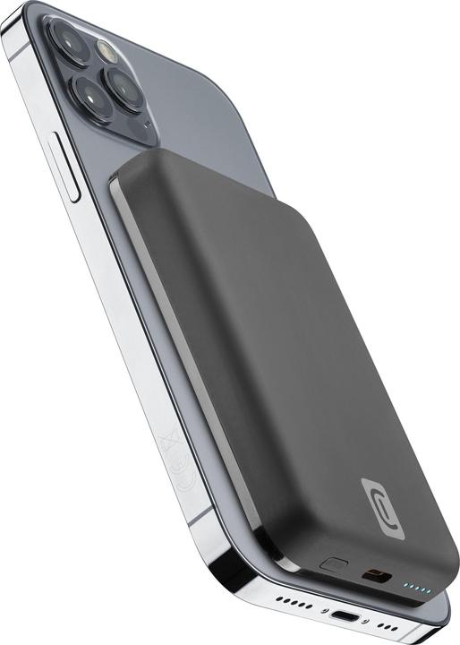 Immagine prodotto Cellularline Wireless power bank MAG 5000 Caricabatterie portatile compatibile con MagSafe Nero (5000 mAh, 7.50 W, 19.25 Wh)